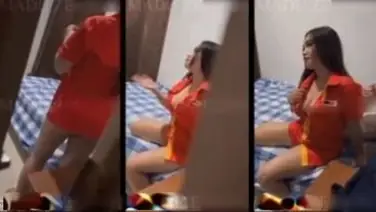 DJ Bebibii POV Kasir Indomaret Cosplay Telanjang poster